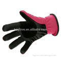 Black children waterproof outdoor ski gloves